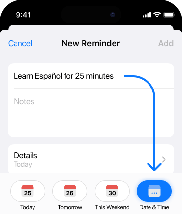 iOS Reminders